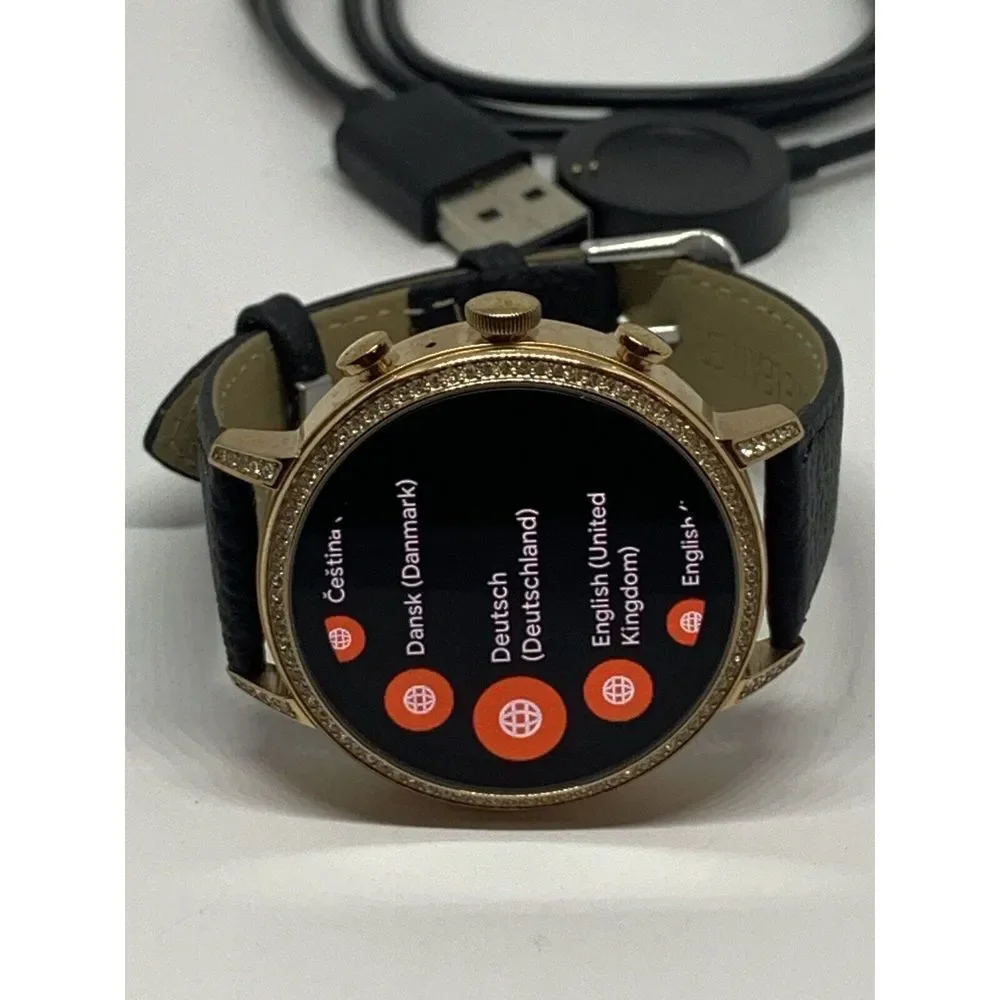 Fossil Gen 4 Authentic Digital Dial Smart Watch Custom Band FTW6011 QT508
